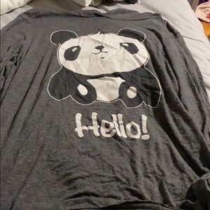 Grey light pull over